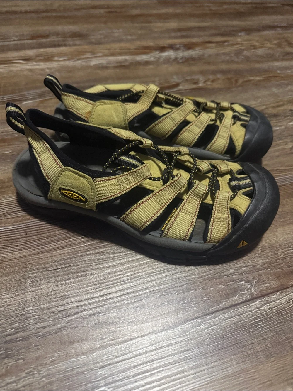 Keen Kids Yellow Closed-Toe Outdoor Sandal